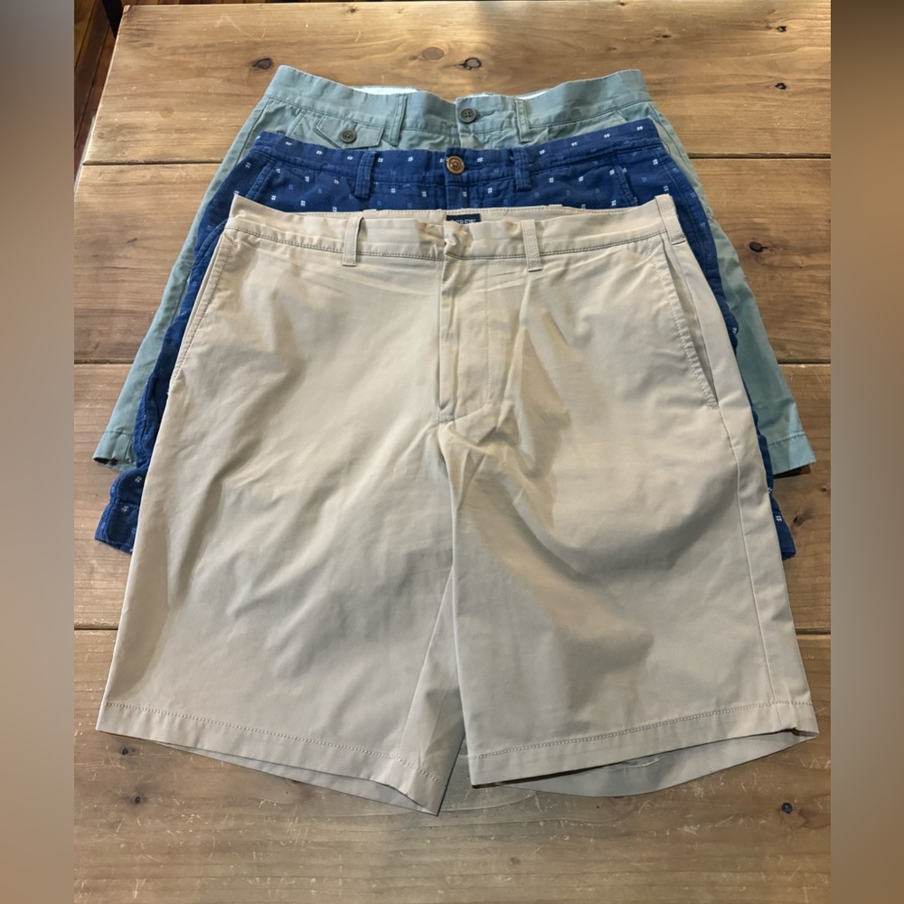 J Crew Men’s Shorts, 3 pairs, Size 31